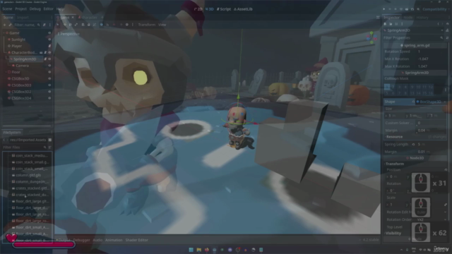 Intro to 3D Game Development Masterclass in Godot! (2024) – Screenshot 1