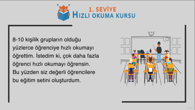 Hızlı Okuma Kursu: 1. Seviye | Hedef 480 Kelime/Dakika – Screenshot 2