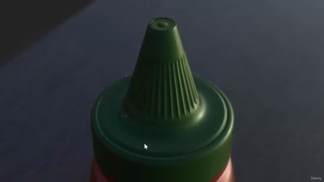Create a Ketchup Sauce Bottle in Blender – Screenshot 4