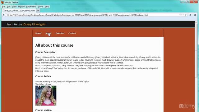 Learn to Use jQuery UI Widgets – Screenshot 3