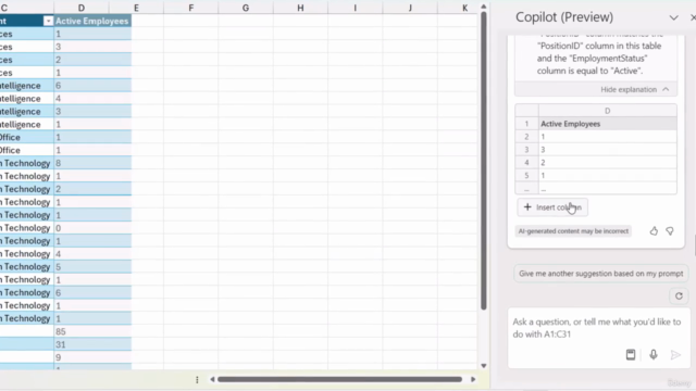 Microsoft Copilot for Excel: AI-Powered Data Analysis – Screenshot 2