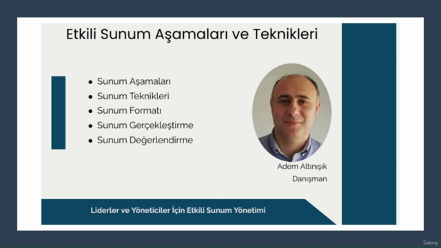 Yöneticiler için Etkili Sunum Aşamaları ve Teknikleri – Screenshot 2