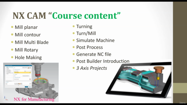 Siemens NX CAM 2312 Complete Training (Hindi) – Screenshot 2