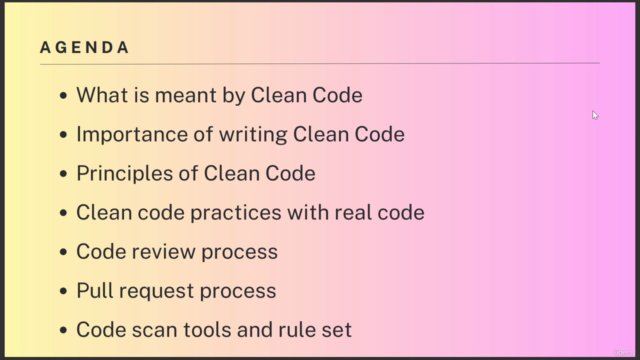 Clean Code Principles with Handson for Java and Python – Screenshot 1
