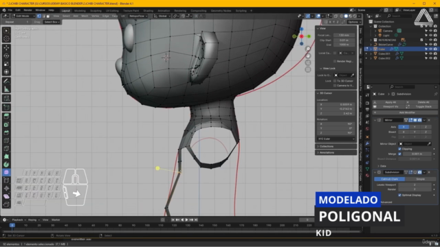 Personajes para animación en Blender - Rider – Screenshot 1