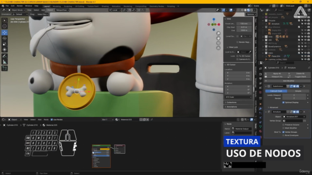 Personajes para animación en Blender - Rider – Screenshot 3