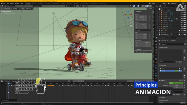 Personajes para animación en Blender - Rider – Screenshot 4