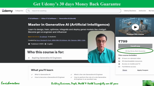 Master in Generative AI (Artificial Intelligence) (Gen AI) – Screenshot 4