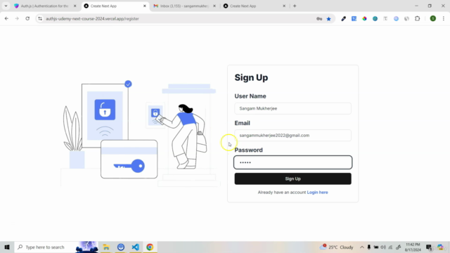 Next.js 14 Authentication - Auth JS V5 Complete Guide – Screenshot 1
