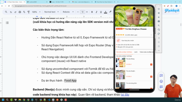 React Native Ultimate - Phát Triển Ứng Dụng Mobile – Screenshot 1