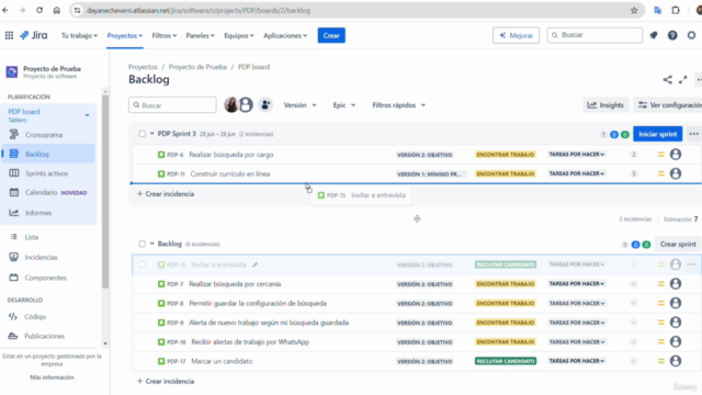 Gestiona tu proyecto con JIRA y SCRUM desde cero – Screenshot 2