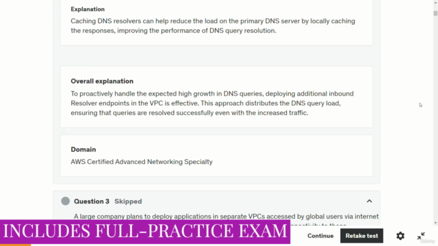 AWS Certified Advanced Networking Specialty Mock Exam Test – Screenshot 2
