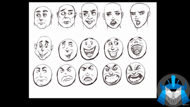 Very Simple Cartoon Workshop : Drawing cartoon faces – Screenshot 1