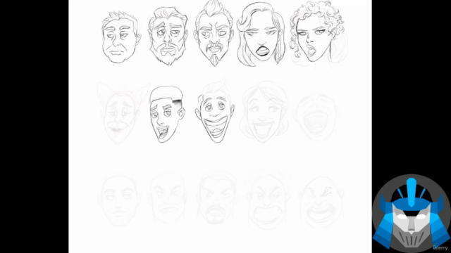 Very Simple Cartoon Workshop : Drawing cartoon faces – Screenshot 3