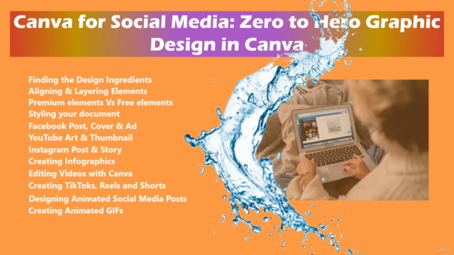 Canva for Social Media: Zero to Hero Graphic Design in Canva – Screenshot 1