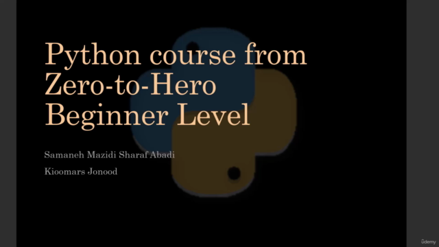 Python from Zero-to-Hero (Beginner Level) – Screenshot 1