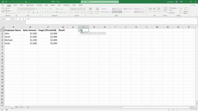 Microsoft Excel Data Analysis with Formulas and VBA – Screenshot 4