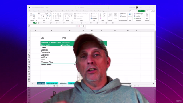 Excel Mastry: PivotTables – Screenshot 2