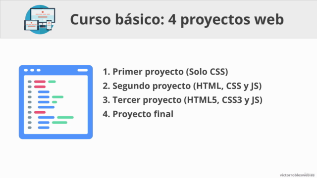 4 Proyectos de Desarrollo Web con HTML5, CSS3 y JavaScript – Screenshot 1