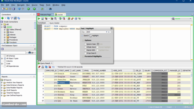 Oracle SQL Developer: Mastering its Features + Tips & Tricks – Screenshot 2