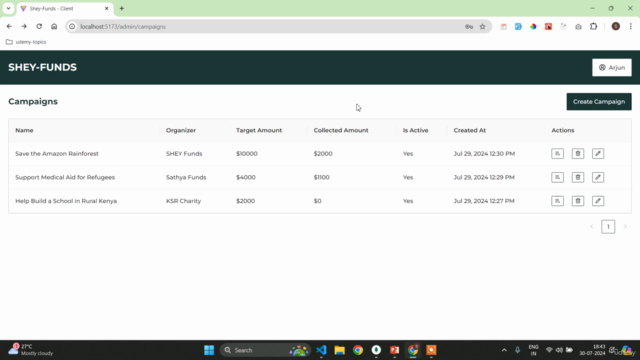 MERN Stack Charity and Crowd Funding App – Screenshot 3