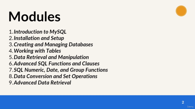 Mysql MasterClass: Master Basic to Advanced Mysql Queries – Screenshot 2