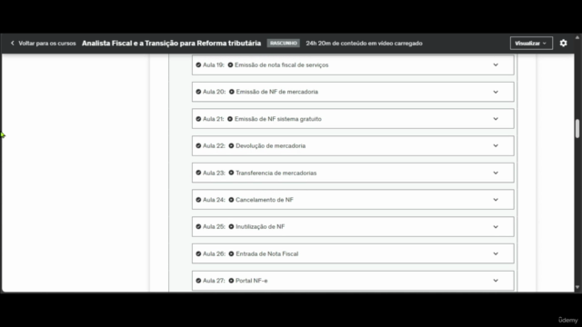 Curso Analista Fiscal e a Transição para Reforma tributária – Screenshot 2