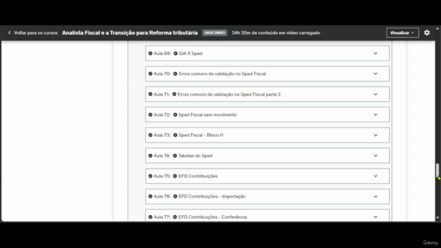 Curso Analista Fiscal e a Transição para Reforma tributária – Screenshot 4