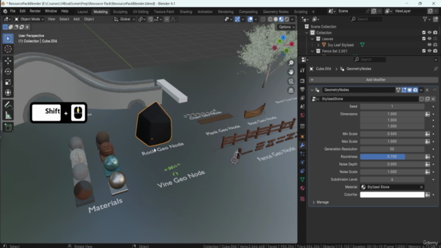 Blender to Unreal Engine 5: Fantasy River 3D Diorama Scene – Screenshot 1