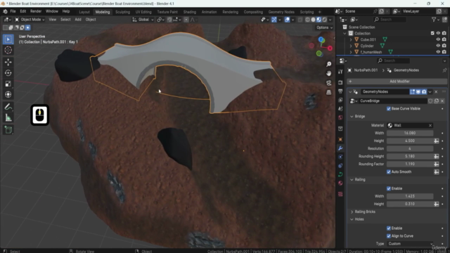Blender to Unreal Engine 5: Fantasy River 3D Diorama Scene – Screenshot 2