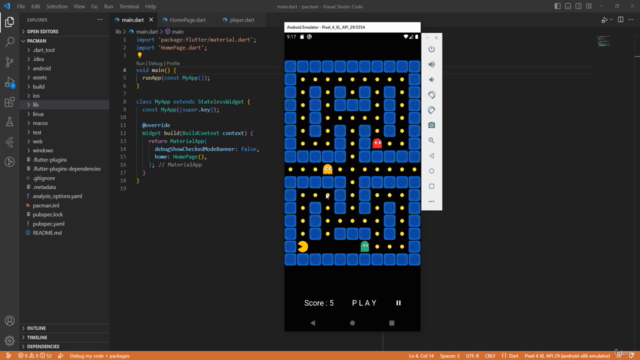 Flutter Game Pacman – Screenshot 2