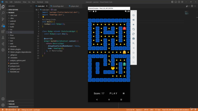 Flutter Game Pacman – Screenshot 3