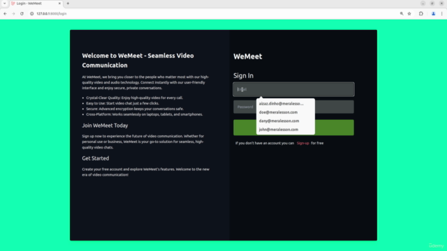 Create a Live Video Chat Using Laravel, Reverb, WebRTC, JS – Screenshot 1