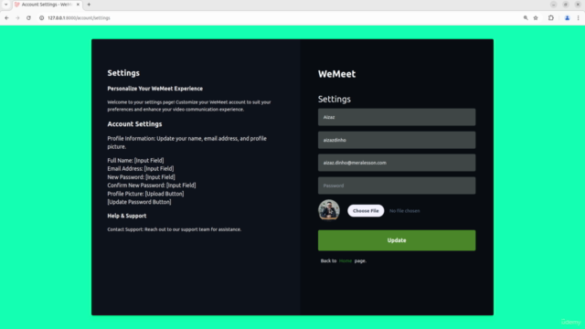 Create a Live Video Chat Using Laravel, Reverb, WebRTC, JS – Screenshot 2