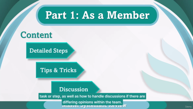 Master Systematic Review; A Step-by-Step Guidance (Module 1) – Screenshot 2