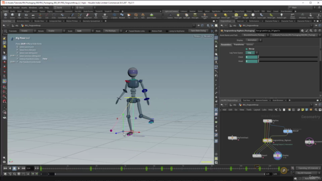 Houdini KineFX Rig Packaging – Screenshot 2
