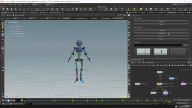 Houdini KineFX Rig Packaging – Screenshot 3