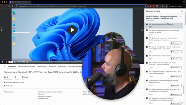 NestJS para REST API com TypeORM, Autenticação JWT e Testes – Screenshot 4