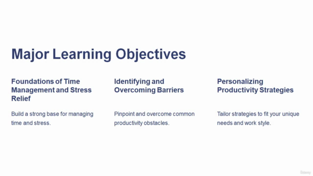 MASTERING: Time and Stress Management to Boost Productivity – Screenshot 3