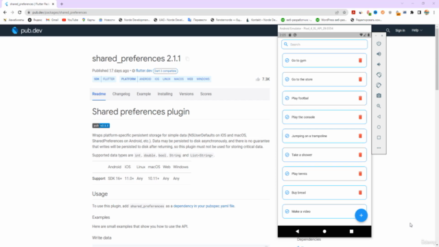 Flutter + Shared Preferences – Screenshot 1