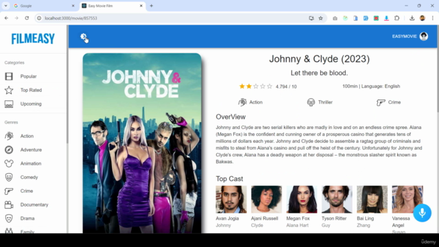 React JS 2025 Build Complete AI Powered Movie Application – Screenshot 2