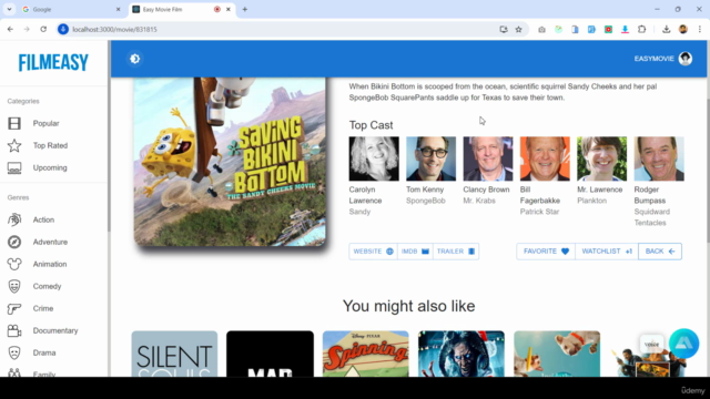 React JS 2025 Build Complete AI Powered Movie Application – Screenshot 3