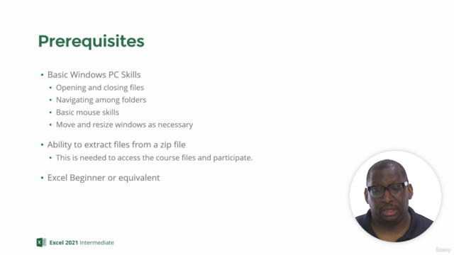 Excel 2021 - Intermediate – Screenshot 3