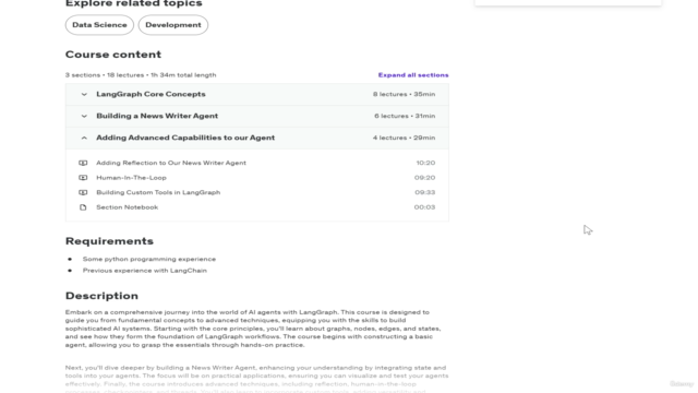 LangGraph: From Basics to Advanced AI Agents with LLMs – Screenshot 4