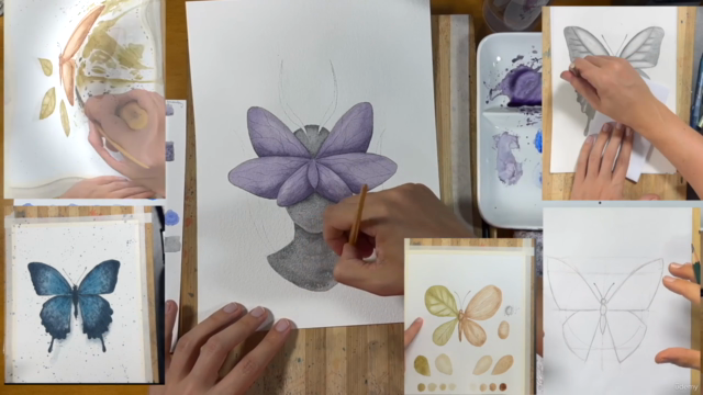 Aquarela e Desenho Iniciante do zero Sem Dom e Sem talento – Screenshot 3