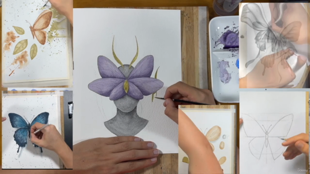 Aquarela e Desenho Iniciante do zero Sem Dom e Sem talento – Screenshot 4