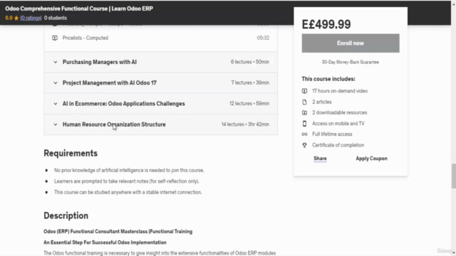 Odoo Comprehensive Functional Course | Learn Odoo ERP – Screenshot 4