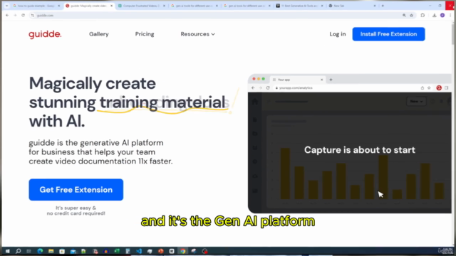 Create docs & how-to guides using Generative AI with Guidde – Screenshot 1