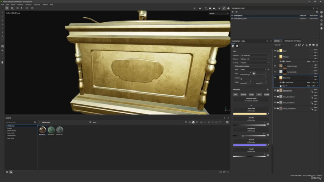 Creating a Gramophone in Blender and Substance Painter – Screenshot 3