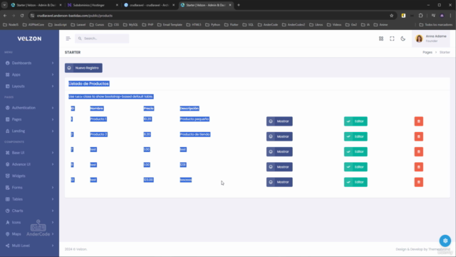 Curso Laravel: CRUD y Despliegue de Aplicaciones Web – Screenshot 1